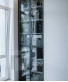 Встроенный стеллаж с распашными дверями Макро на заказ
