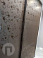 Встроенный шкаф купе угловой в гостиную с пескоструем
