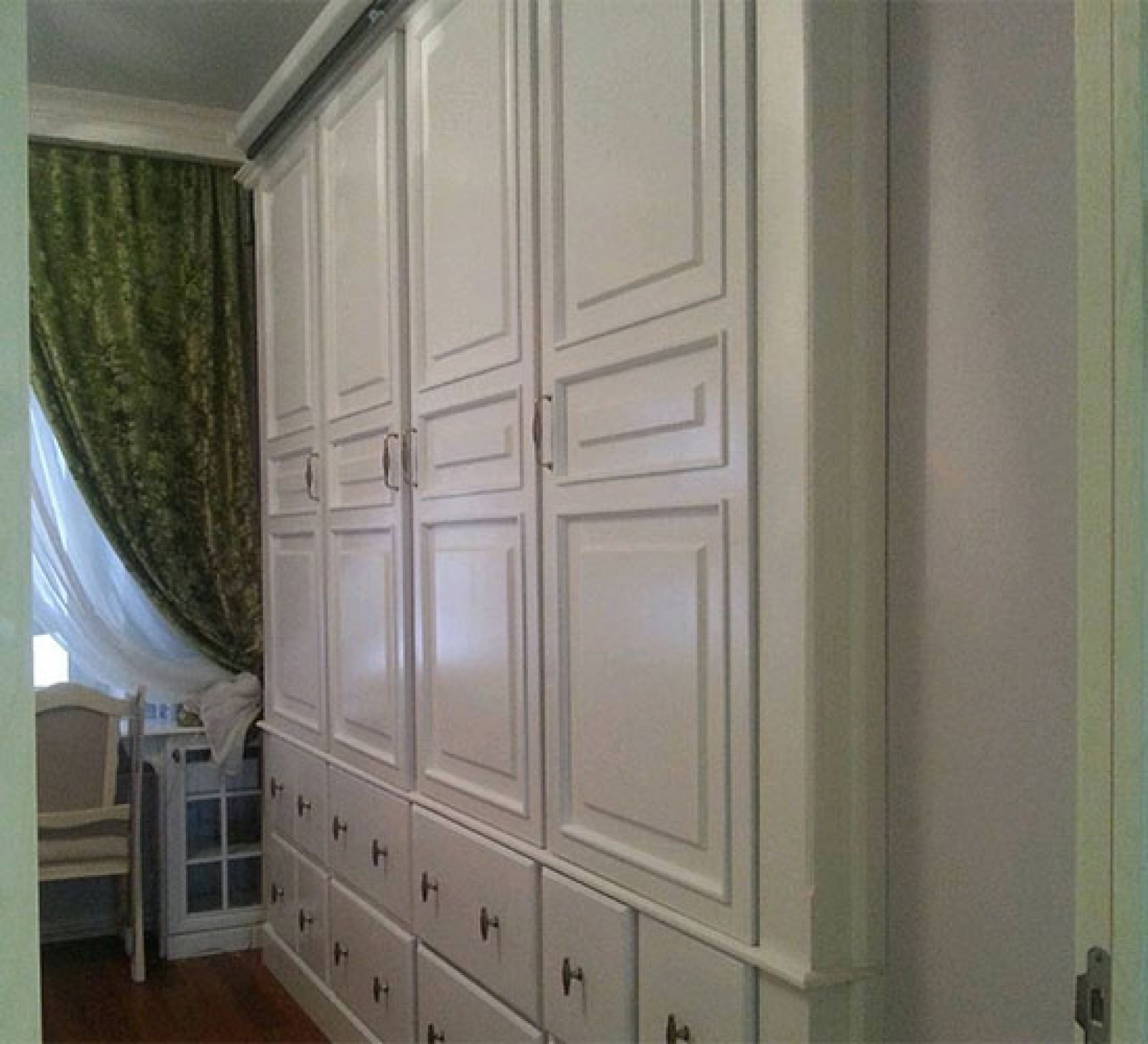 шкаф белый для спальни прованс