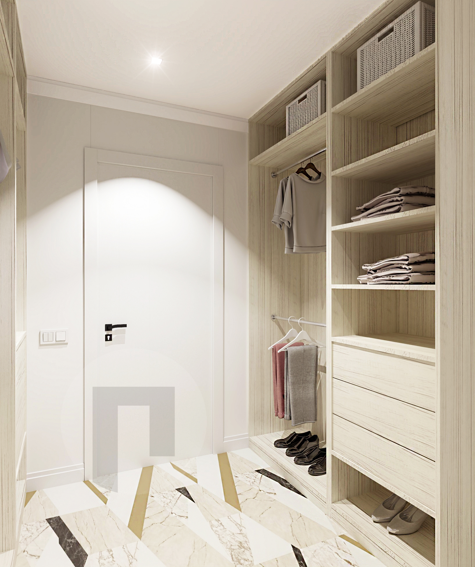 Как сделать гардеробную в типовой квартире: 5 примеров от профи — INMYROOM