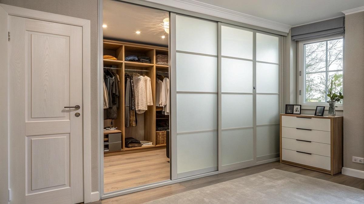 Дверь в гардеробную комнату - фото 1