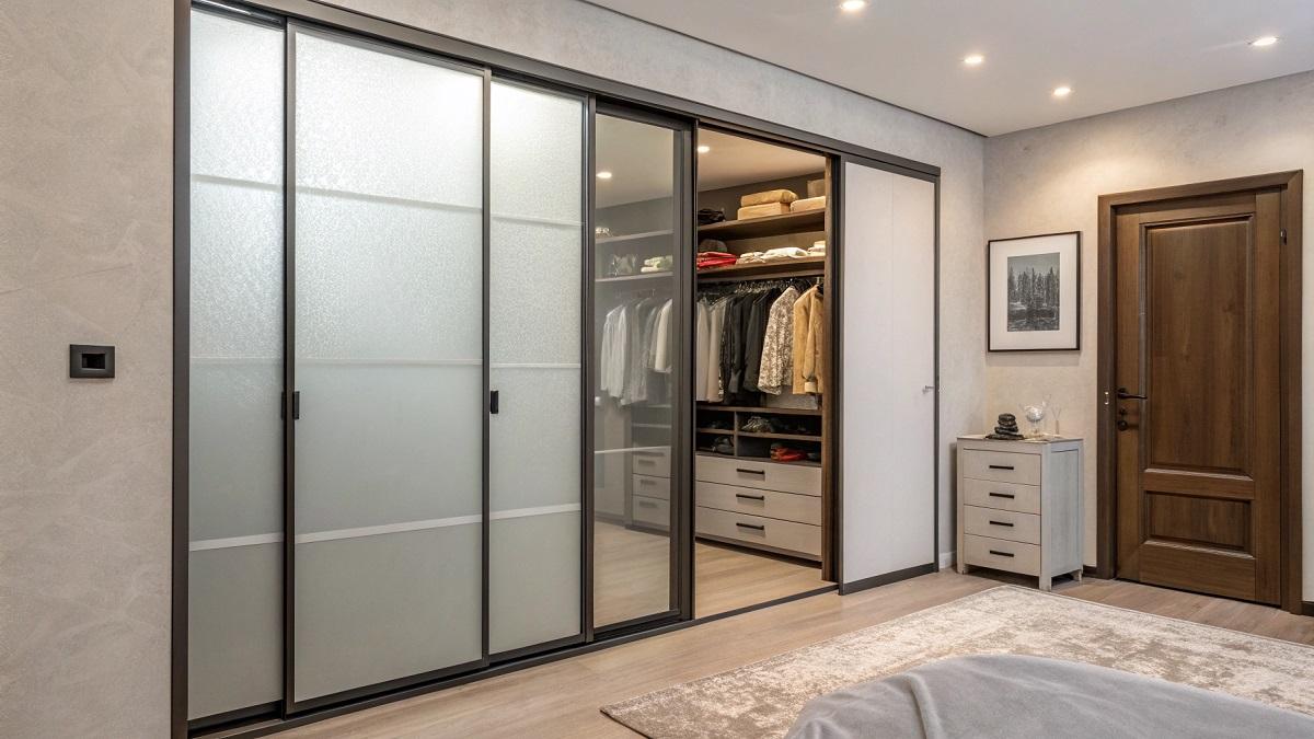 Дверь в гардеробную комнату - фото 2