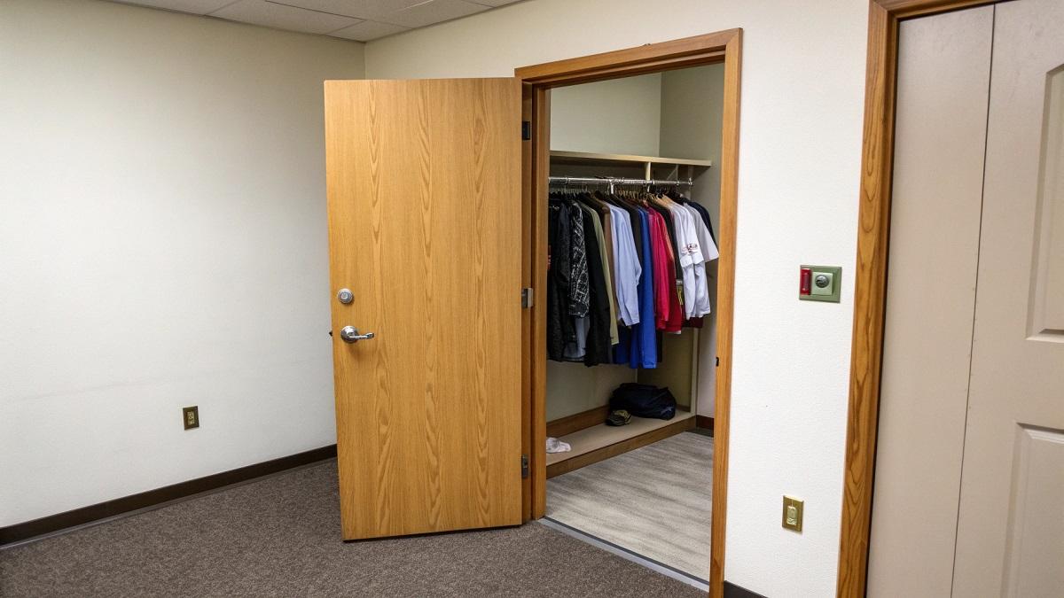 Дверь в гардеробную комнату - фото 3