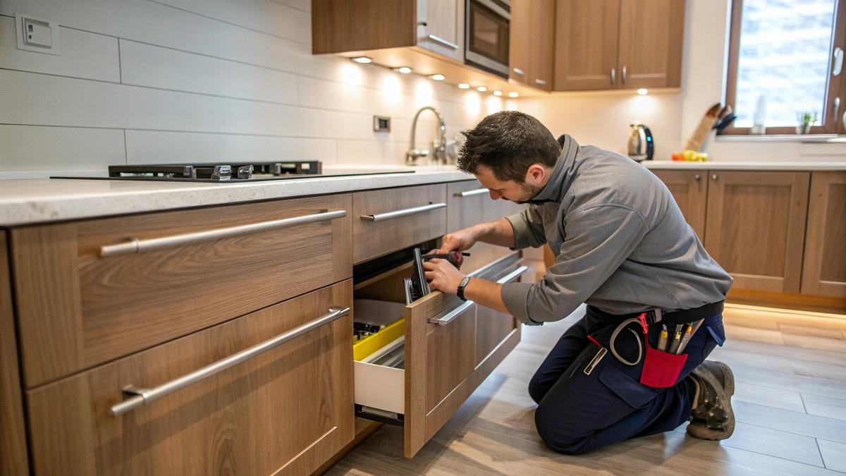 Монтаж кухни - фото