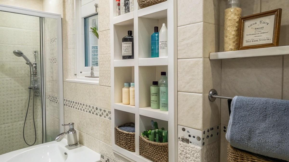 Ниши в ванной комнате - фото