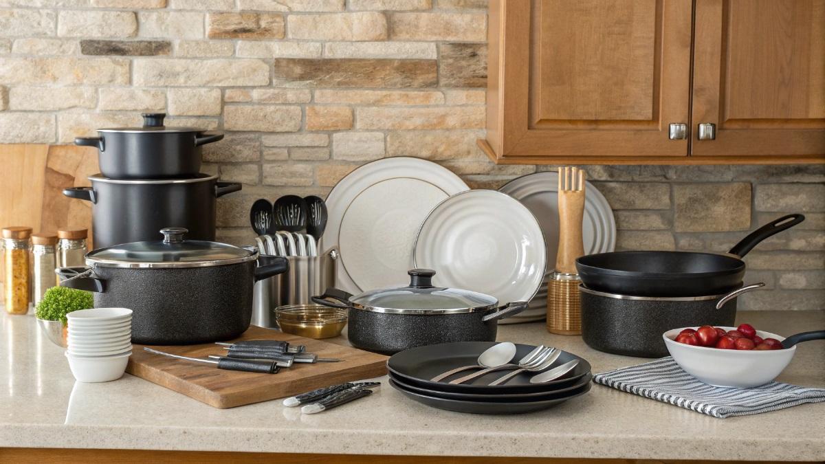 Посуда на кухне - фото