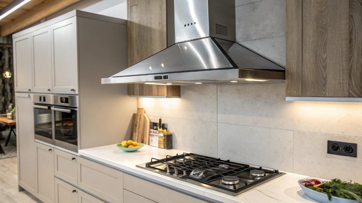 Вытяжка на кухне - фото